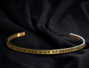 MantraBand Be Your Own Kind Of Beautiful Cuff Bracelet thumbnail 1