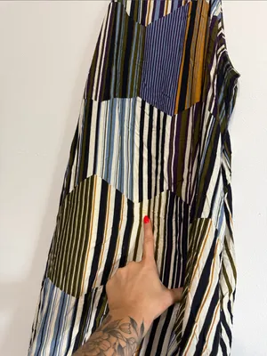 entro Striped Swing Cami Dress | Boho Cottagecore Summer large thumbnail 9