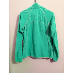 Columbia Green Fleece Half Zip Pullover Sweatshirt‎ Top Women's M/M thumbnail 5
