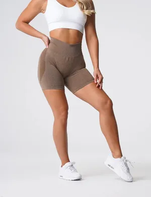NVGTN Mocha Contour Seamless Shorts thumbnail 1