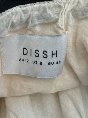 Dissh Elena buttermilk linen quiet luxury dress Size: 8 thumbnail 10