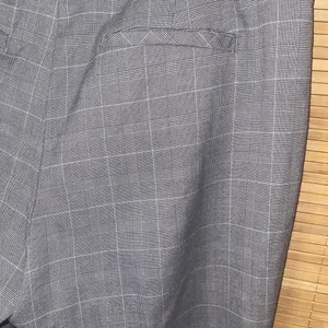 Van Heusen gray white plaid slacks trousers dress pants stretch woman’s sz 10 thumbnail 10