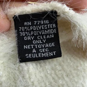 Akemi + Kin by Anthropologie Cream Miette Chenille Fringe Cardigan Poncho - O/S thumbnail 4