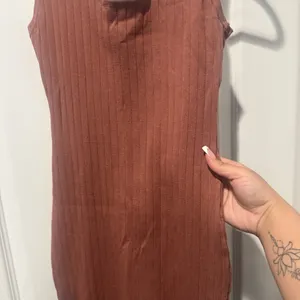 Bodycon Dress Brown Size L thumbnail 2