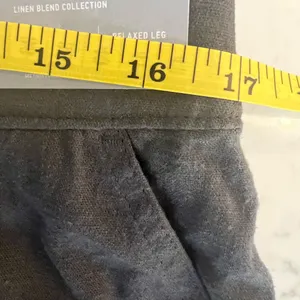 New Hollister Women’s Linen Blend Ultra High Rise Grey Cargo Pants Size XL thumbnail 10