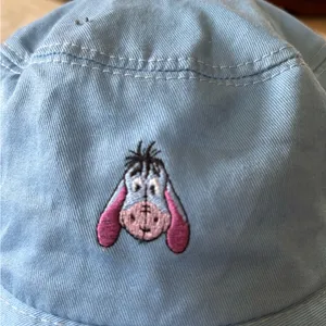 Disney Love Your Melon Blue Bucket Hat Eeyore Embroidered Adult L/XL Cotton USA thumbnail 3