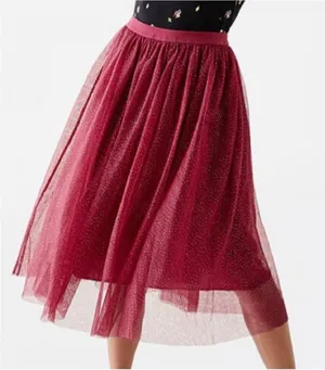Matilda Jane Moments with You Sparkle City flowy boho M skirt thumbnail 1