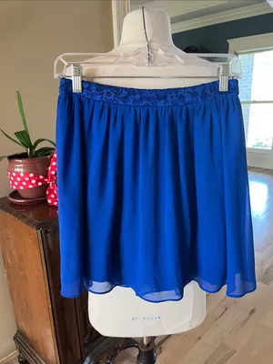 IN San Francisco Sem Formal Royal Blue Mini Skirt thumbnail 9