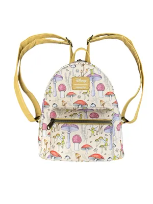 Loungefly Disney Peter Pan Tinker Bell Mushrooms Mini Backpack Bag Fairycore thumbnail 2
