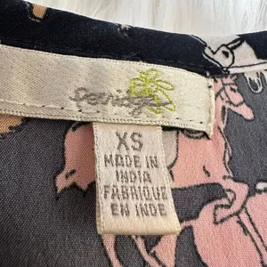 Anthropologie Porridge Petaluma Peep Hem Dress Navy Horse Print & Polka-Dot Hem thumbnail 5