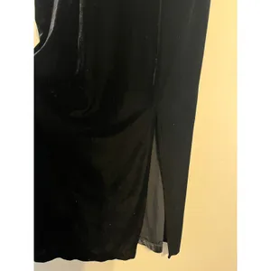 Ultra Dress New York 90s Vintage Black Velvet Sheath Dress Size 10 thumbnail 4