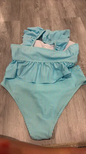 SheIn Blue swim suit never worn thumbnail 2