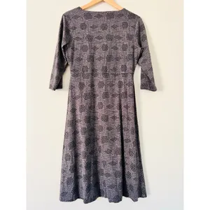 Toad&Co Brown Rosalinda Dress 3/4 Sleeve M Slub Athleisure Athletic Active‎ thumbnail 4