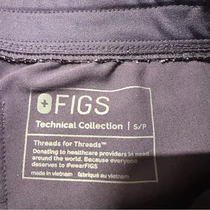 Figs Women’s Zamora Jogger Scrub Pants Pull On Mid Rise in Dark Purple Size S thumbnail 10