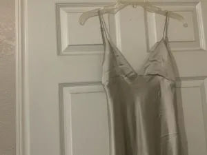 NWIT Zara satin maxi dress size small tts length approx 52” thumbnail 2