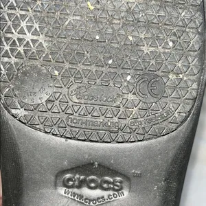 CROCS Black Dual Comfort Non-Slip‎ Clog Women Size W7 thumbnail 5