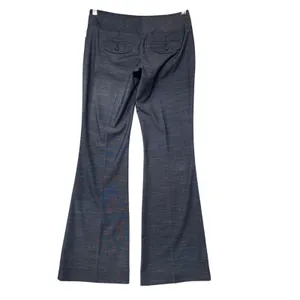The Limited Drew Fit Dress Pants‎ Size 0 Blue Gray Wide Leg Flare Office NWT thumbnail 5