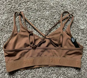 PINK - Victoria's Secret PINK brown Sports Bra thumbnail 2