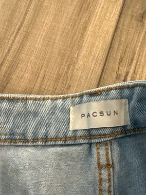 PacSun 90s boyfriend size 27 light wash cargo jeans thumbnail 2