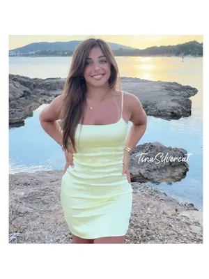 BLOGGER'S FAVE! Zara Yellow Satin Mini Dress Small NWT thumbnail 6