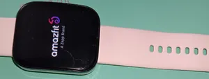Amazfit Fitness Smartwatch with Blush Pink Silicone Band thumbnail 2