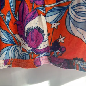 Free People Keepin On Floral Top Blouse Lg Tie Sleeve Boho Cottagecore Bodycon thumbnail 8