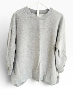 Old Navy SoComfy Long Sleeve Tunic Sweatshirt - L - Heather Grey thumbnail 1