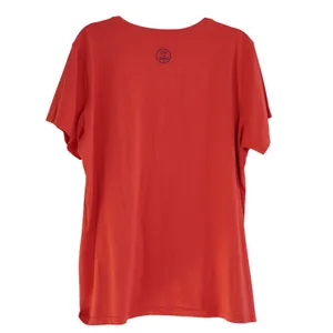Life is Good Women's XL Crusher Tee Coral Red USA Mandala Flower Graphic Shirt thumbnail 5