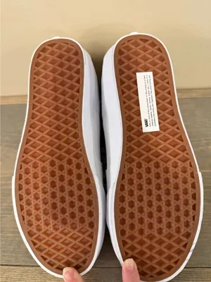 Vans Sk8 Off White Suede White Dark Green Striped Sneakers Women’s 8 Casual thumbnail 13