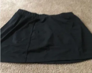 Reebok Women's Active Athletic Skort Skirt Size Medium Black thumbnail 1