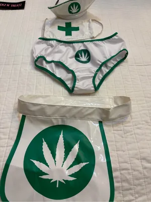 Dollskill HIGHLY CONTAGIOUS NURSE COSTUME weed nurse . NWT thumbnail 7