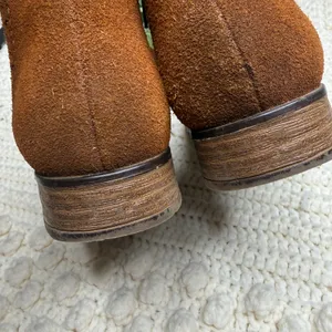 EARTH Women's 9 Buxton Suede Leather Ankle Boot Shoe Cognac Brown thumbnail 10