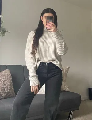 Ribbed sweater Tan Size M thumbnail 1