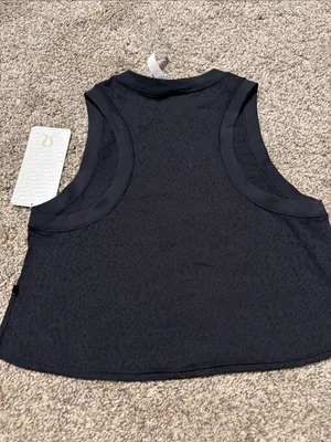 Lululemon Hint of Sheer Cropped Tank NWT size 4 thumbnail 6