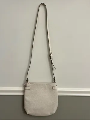 NWT Fiorelli Anna Soft White Cream Textured Pebbled Faux Leather Crossbody Bag thumbnail 4