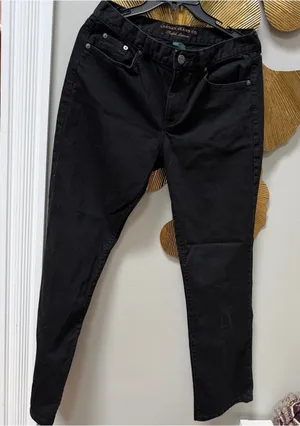 Ralph Lauren women jeans black size 8 5 pocket modern slim thumbnail 1