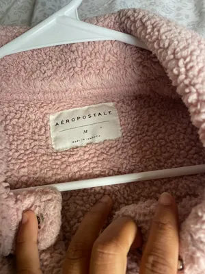 Aeropostale Pink Fluffy Sweatshirt thumbnail 3