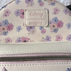Loungefly x Disney mini backpack Aristocrats Color Cream & Floral NWT thumbnail 5