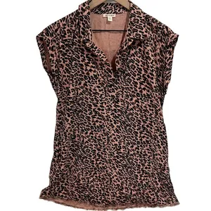 Francesca’s Collection Miami Leopard Print Shift Dress Size Small thumbnail 1
