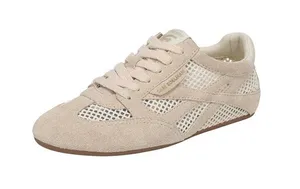 NWT Sam Edelman Tobi Sneaker Lace Up Low Top J8526M1 New Ecru Brown 8M thumbnail 1