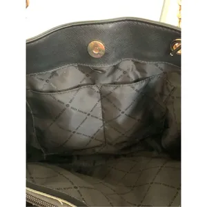 Michael Kors black handbag tote thumbnail 6