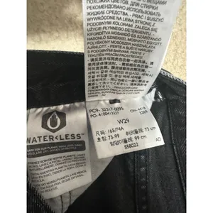 Levi's 501 Short Trashed Black denim shorts size‎ 29 thumbnail 5