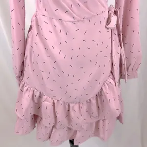 Petalroz dress faux wrap dusty rose & black Size S NWT Price is Firm thumbnail 3