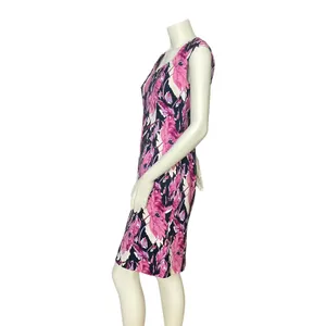 Talbots Sheath Dress Floral Print Size 4 Colorful Professional Office Garden thumbnail 3
