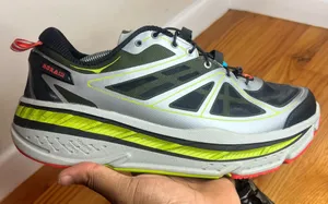 Hoka Stinson Lite Black Mesh Silver Size 12.5M NO BOX thumbnail 1