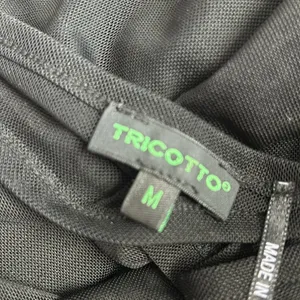 TRICOTTO black mesh top Size M thumbnail 5