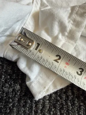 Abercrombie & Fitch Shorts Womens Sz 6 White Denim thumbnail 3