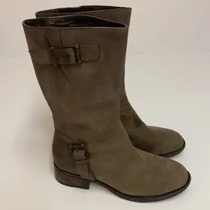 Cole Haan Air‎ Leather Leora Buckle Moto Boots A1 thumbnail 7