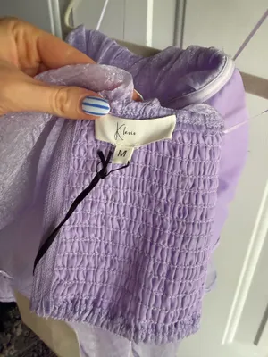 Flutter tube top Purple Size M thumbnail 6