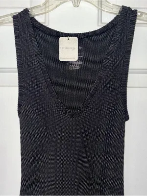 NWT Free People Intimately Clean Slate Tank in Black thumbnail 4